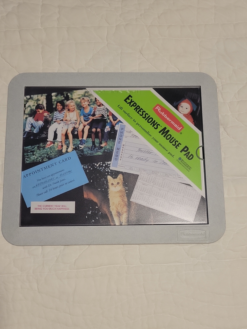 Rubbermaid Silver Mouse Pad